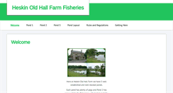 Desktop Screenshot of heskinoldhallfarm.co.uk